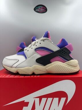 Nike Air Huarache Run PRM Playful Pink Blue Joy Sail White BRAND NEW Size 7